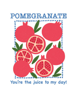 Pomegranate – Fruit Parade – Bügelbild