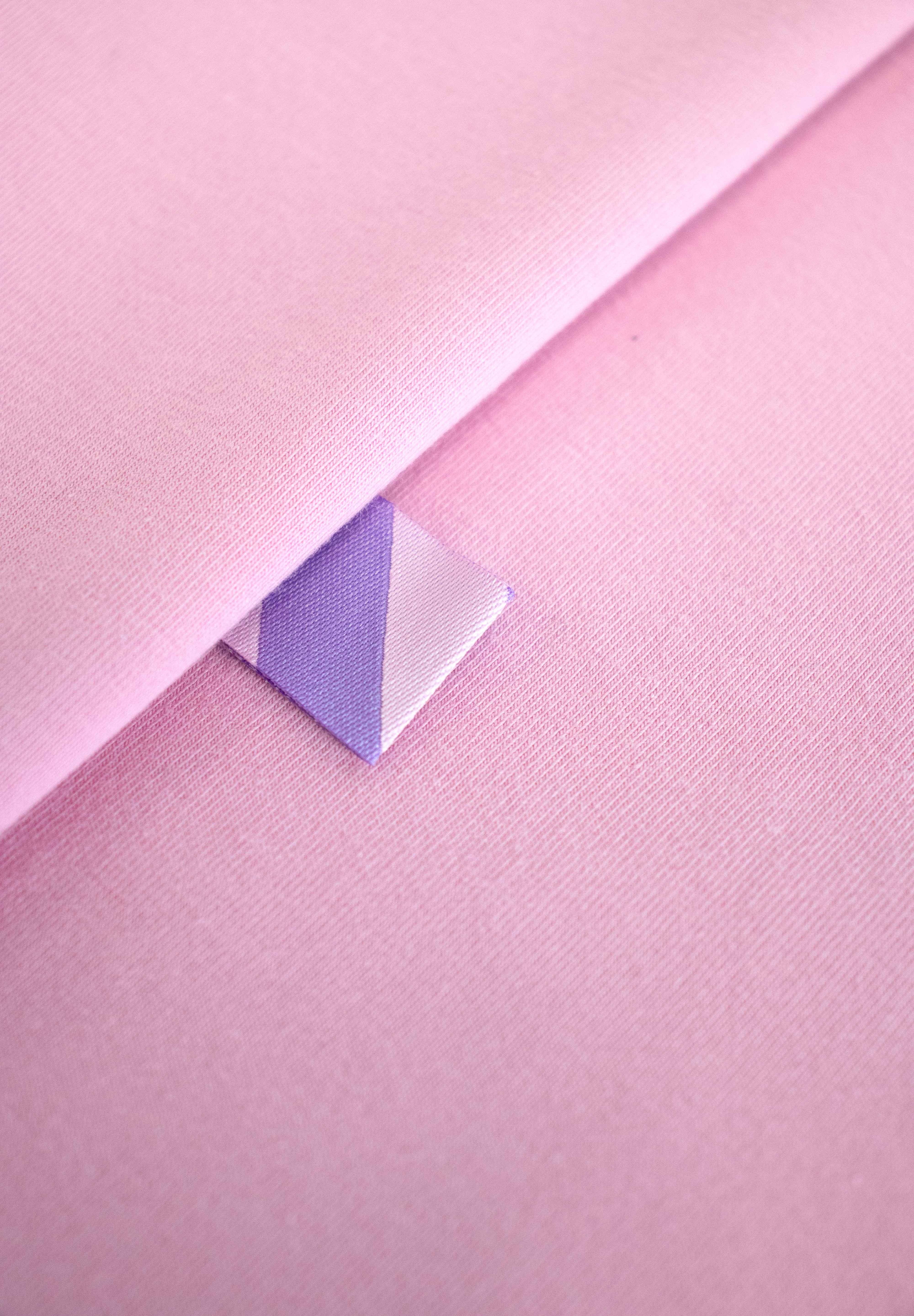 Color Pop - Rosa & Lila | Gewebtes Nähetikett