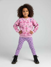 Winter Flamingo Pink Pearl | French Terry | 170 cm breit