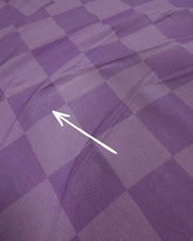 50 cm Lilalicious Check French Terry | Rebel Rescue