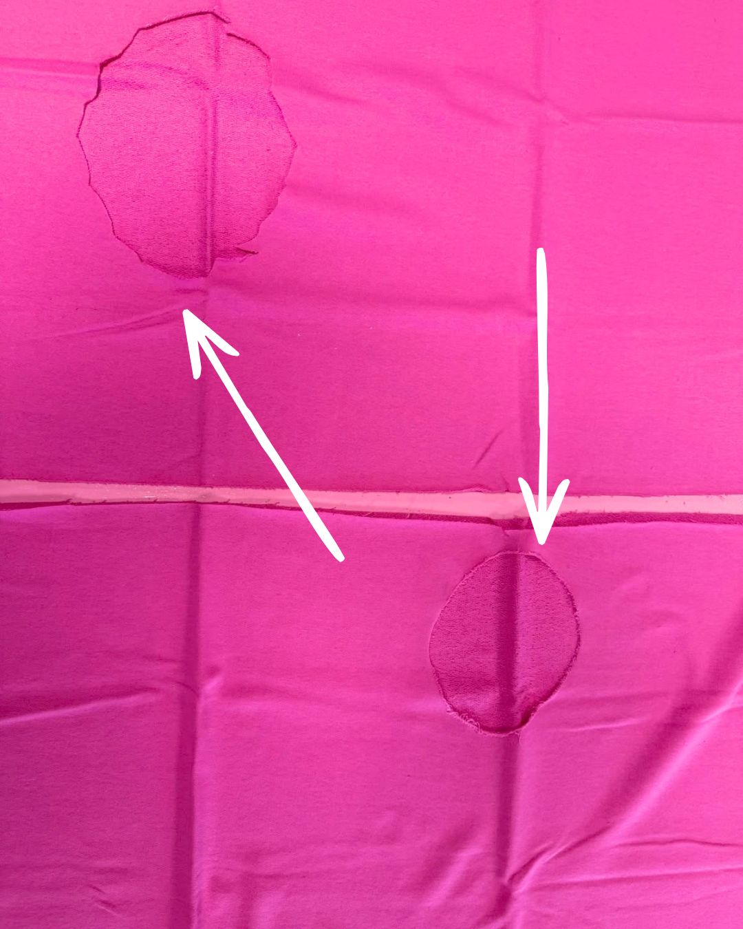 50 cm Pink Punch 100 % Baumwolle French Terry | Rebel Rescue
