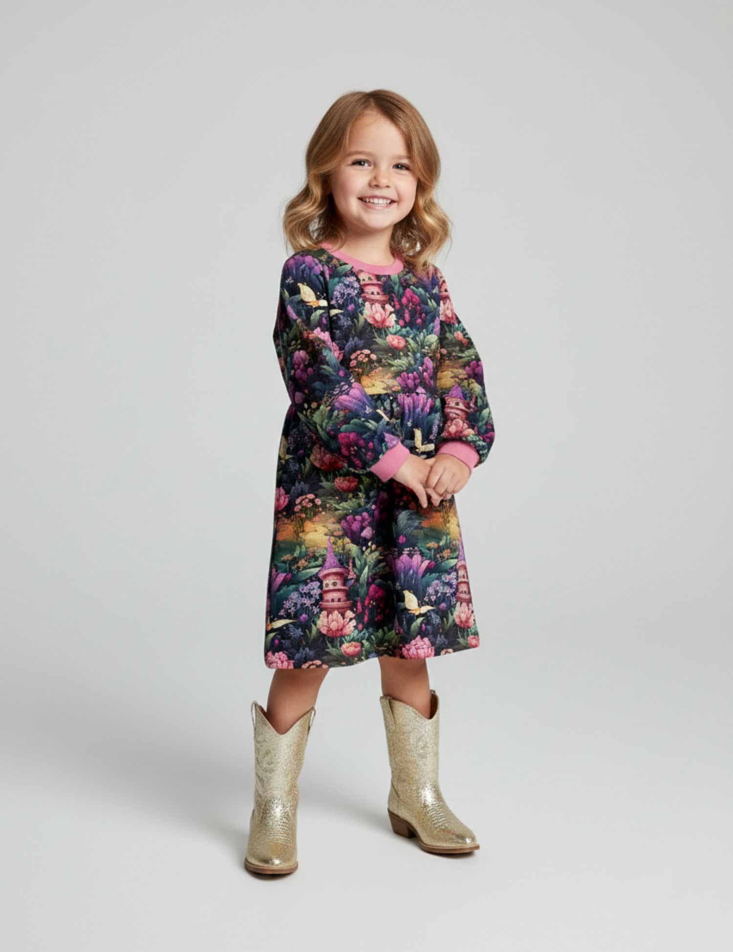 Fairy Forest Dawn Glow | French Terry | 170 cm breit