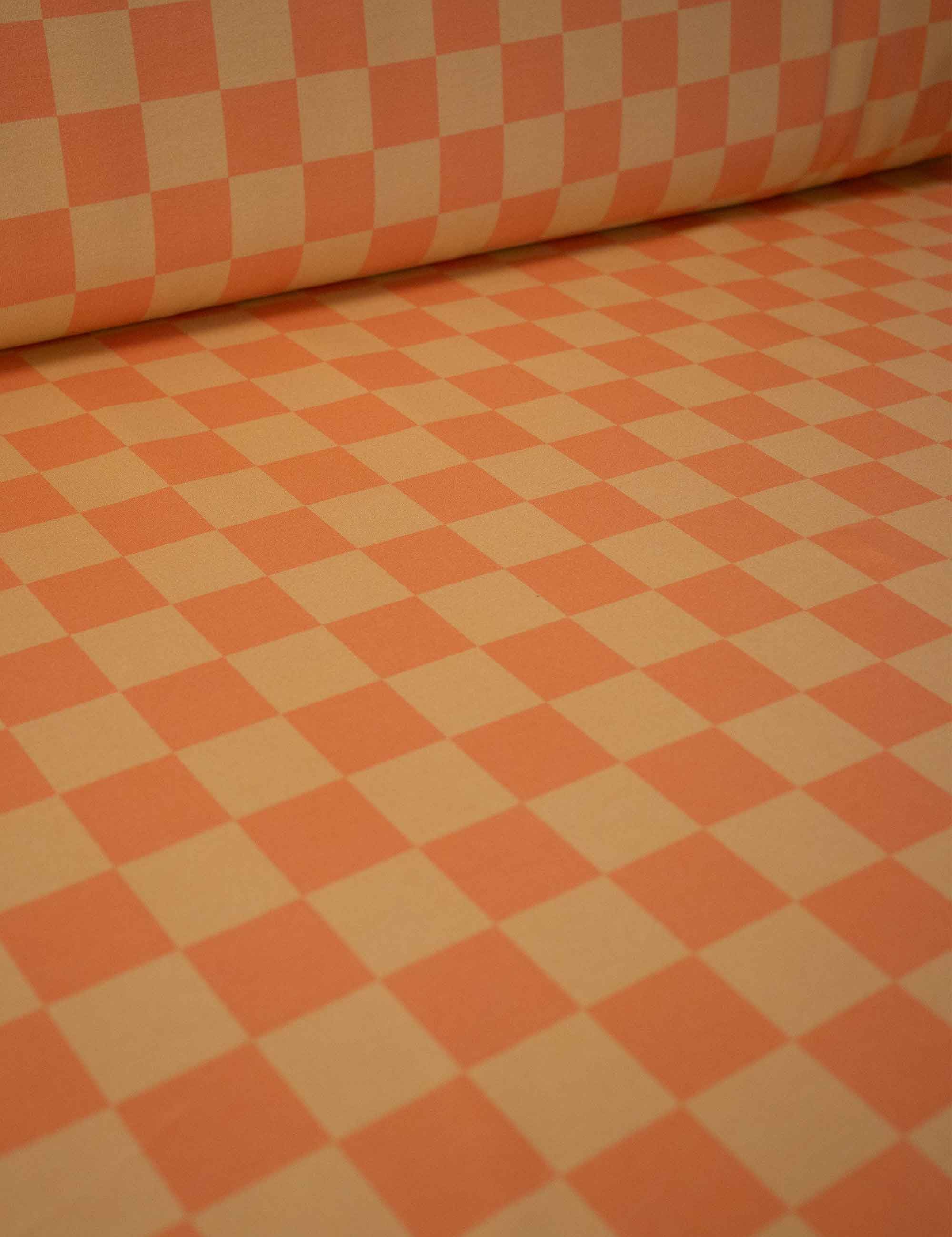 Bittersweet-Orange-Check-3-French-terry-rebel-studio-stoffen.jpg