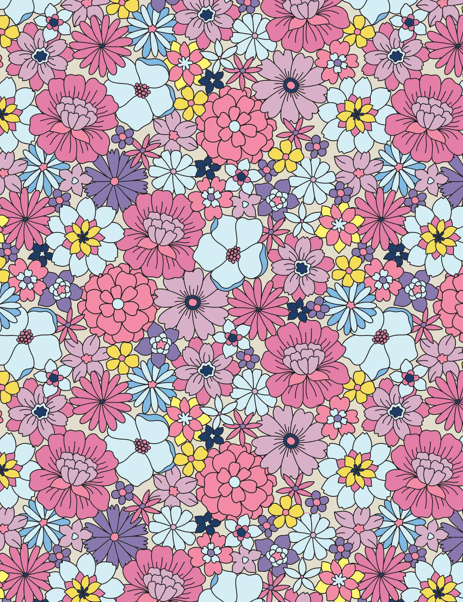 Bloom Parade – Weich (B-Qualität) | Trikot | 170 cm breit