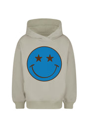 Smiley Blue | Bügelbild