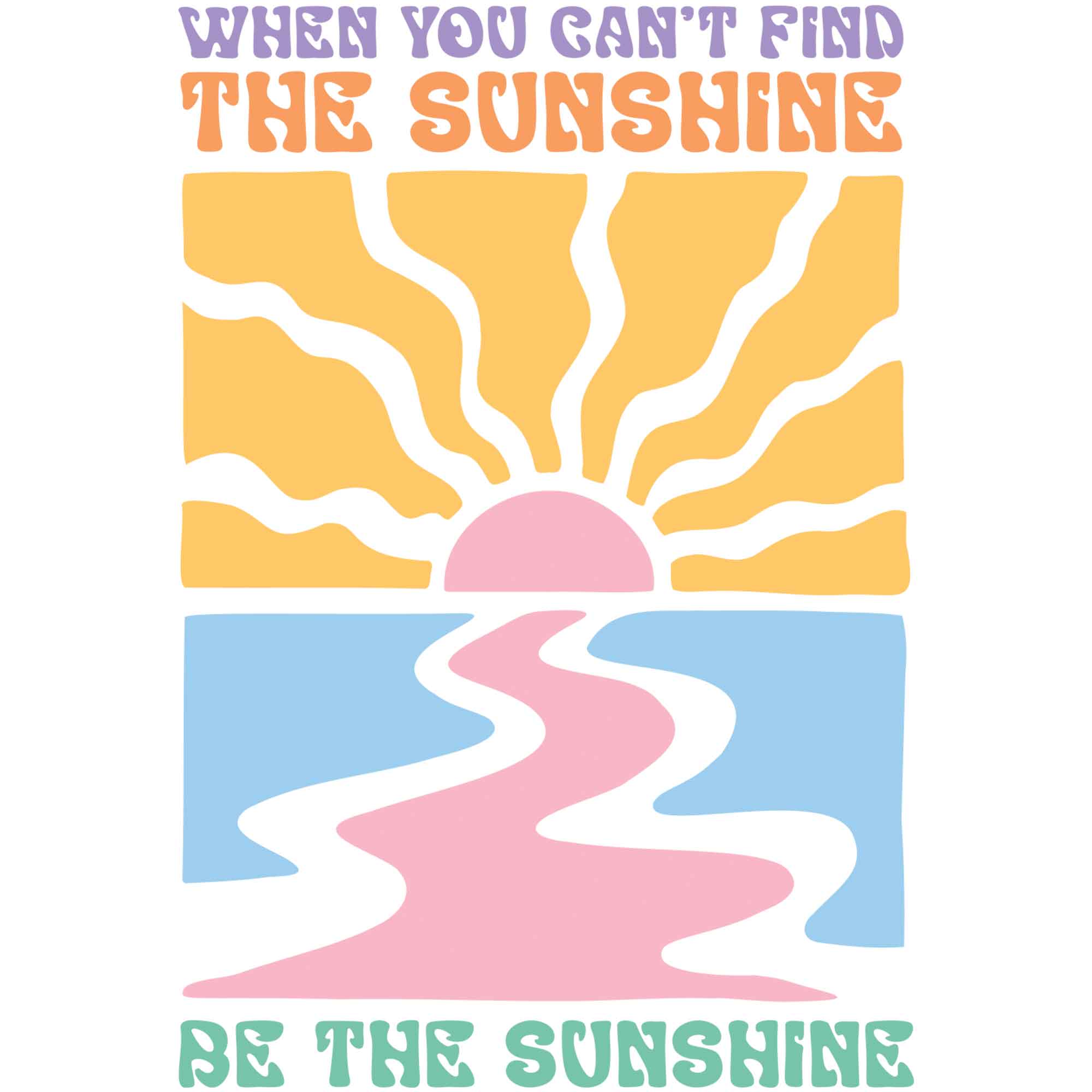 Be the Sunshine - Boho Summer | Bügeltransfer