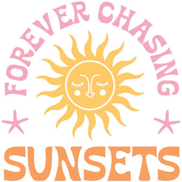 Sunsets - Boho Summer – Bügelbild