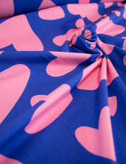 Bold Hearts – Blau | Trikot | 170 cm breit