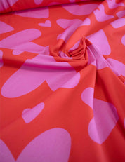 Bold Hearts (B-Ware) – Rot | Trikot | 170 cm breit
