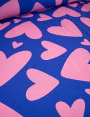 Bold Hearts – Blau | Trikot | 170 cm breit