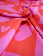 Bold Hearts (B-Ware) – Rot | Trikot | 170 cm breit