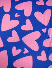 Bold Hearts – Blau | Trikot | 170 cm breit