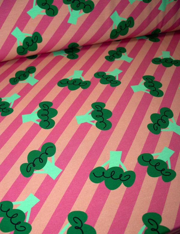 Broc 'n Roll Berry | French Terry | 170 cm breit
