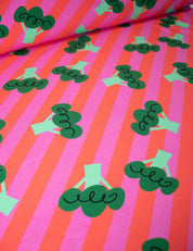 90cm Broc 'n Roll Pink French Terry