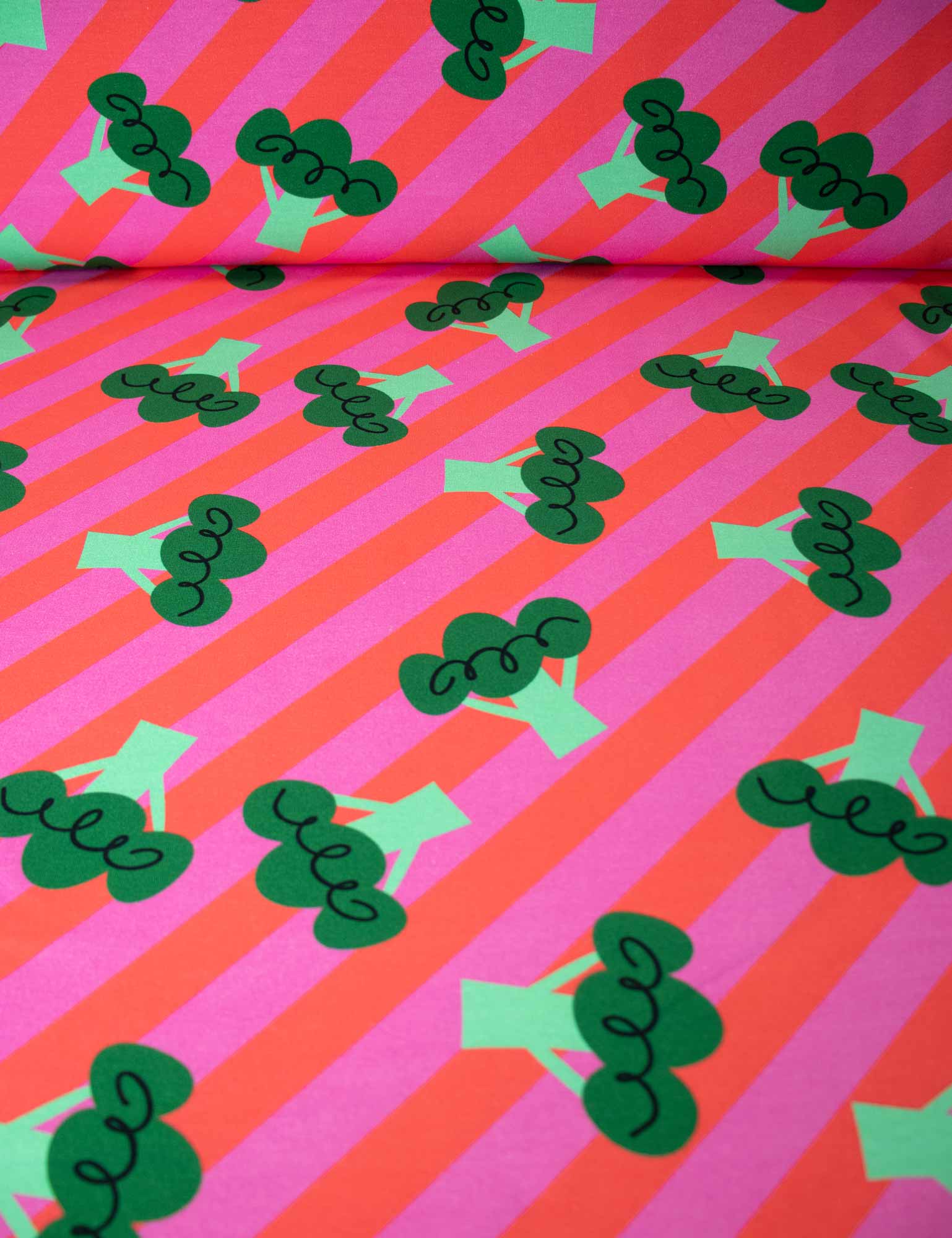 Broc 'n Roll Pink | French Terry | 170 cm breit