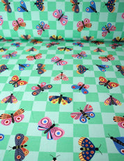 Butterfly Apple Pop Green | French Terry | 170 cm breit