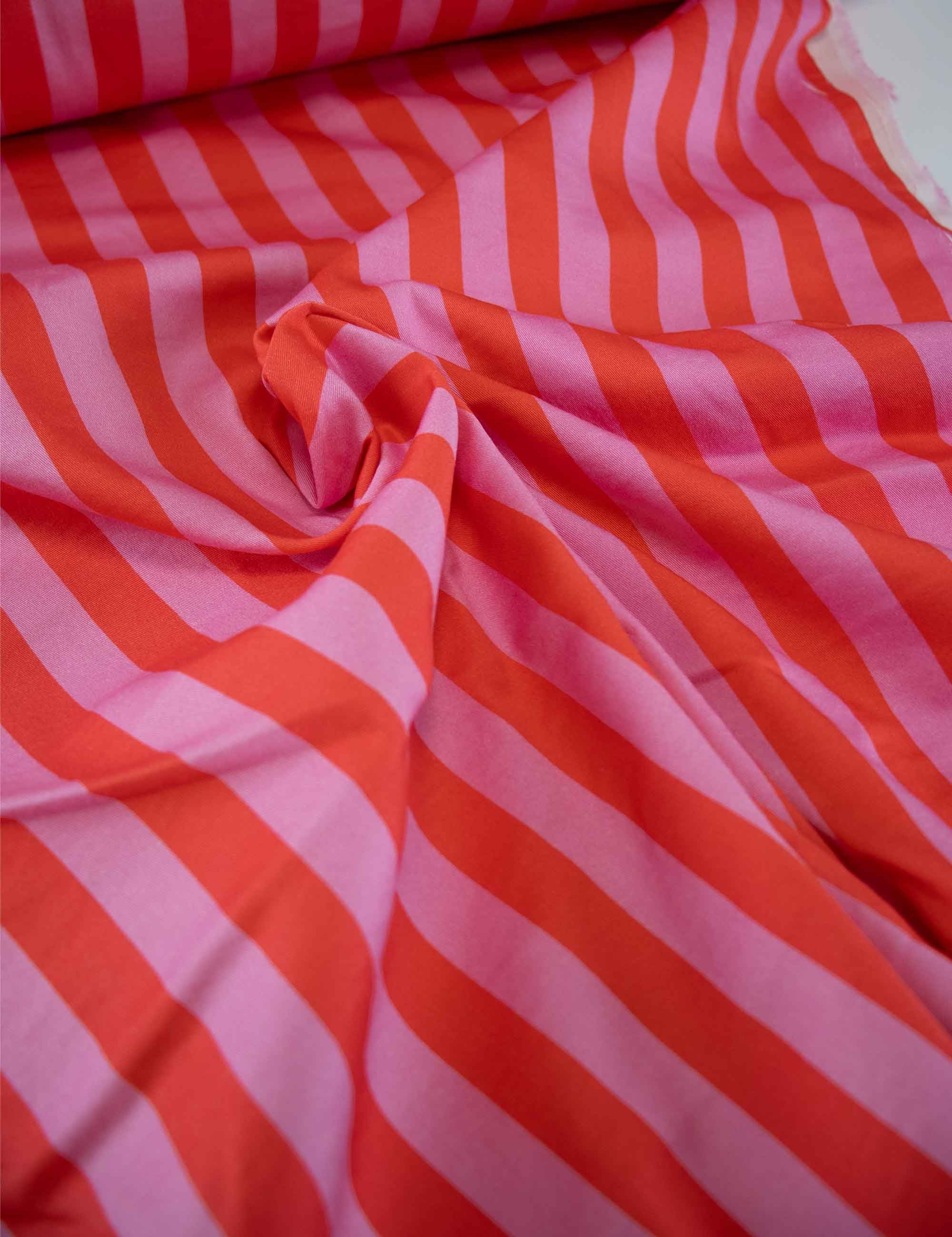 Candy Clash (B-Ware) | Baumwoll-Twill-Stretch