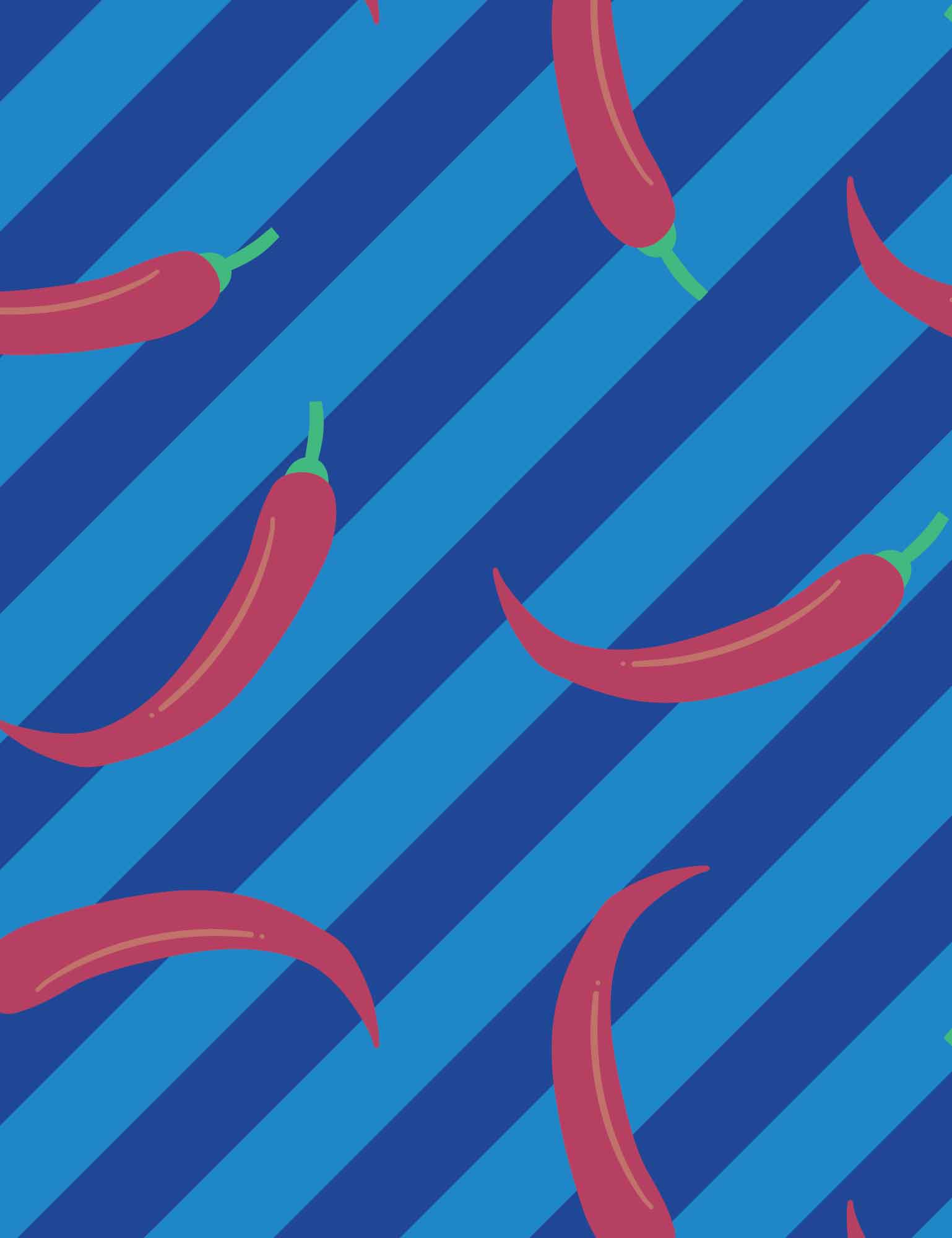 Chili Pop Blau | French Terry | 170 cm breit