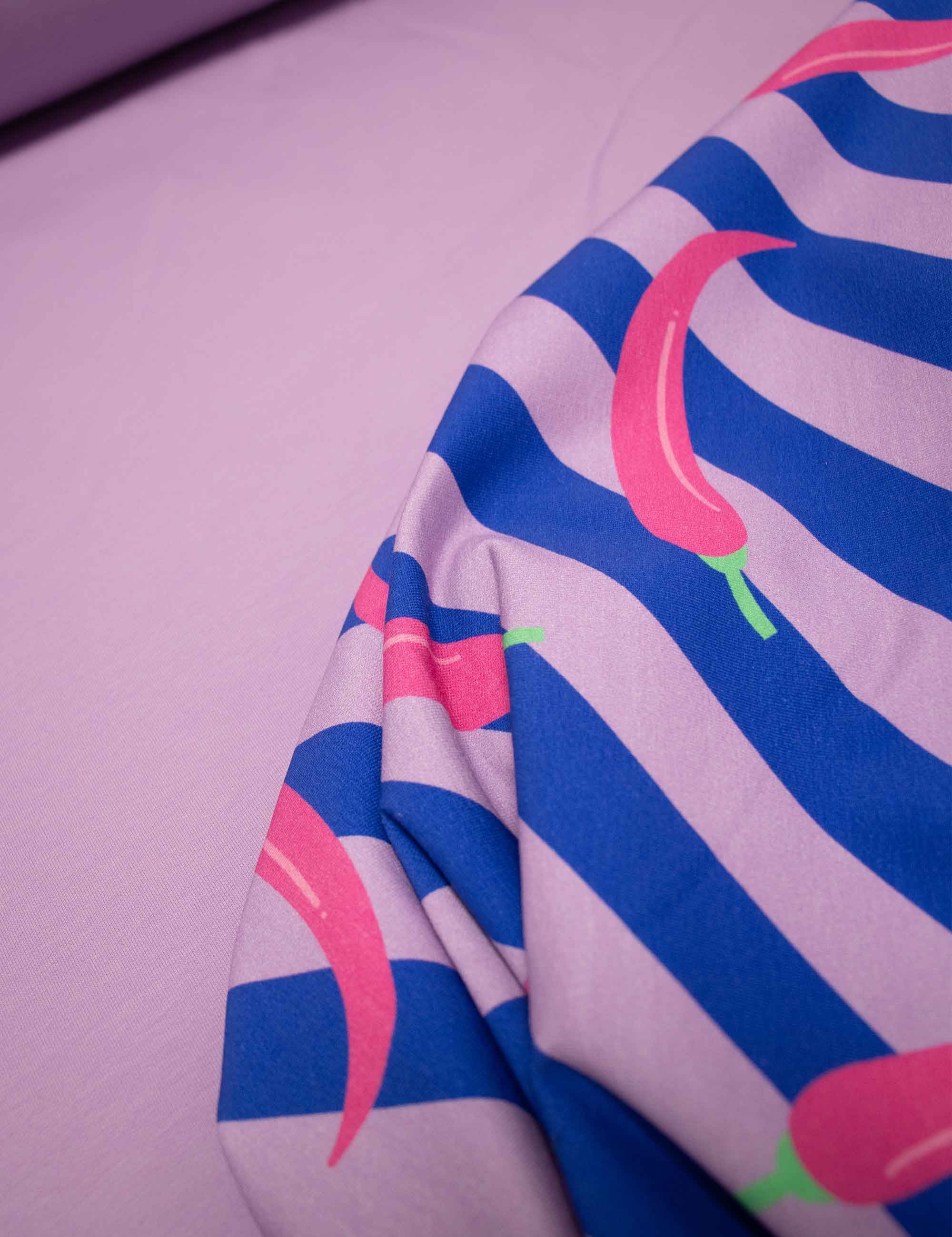 Chili Pop Lila | French Terry | 170 cm breit