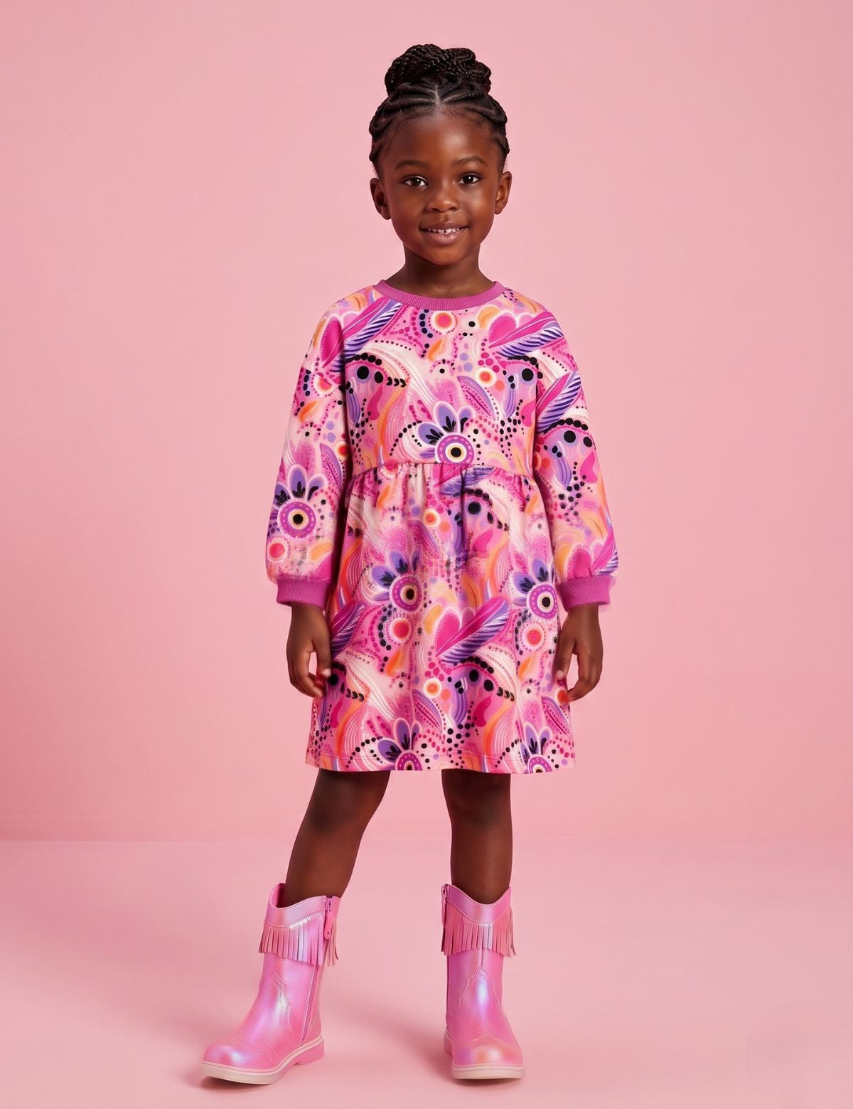 Color Carnival Pink Parade | French Terry | 170 cm breit