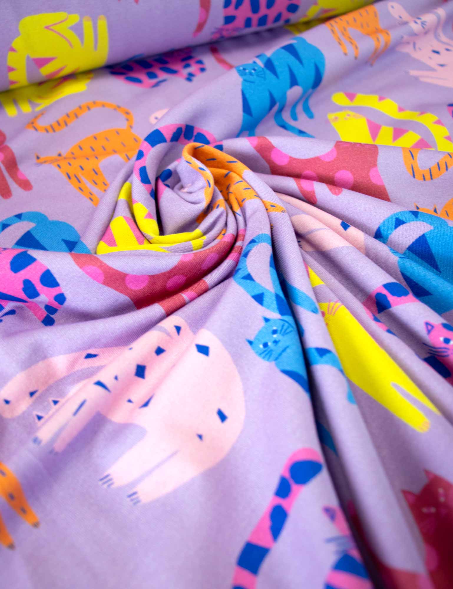 Coole Katzen Lilalicious | Trikot | 170 cm breit