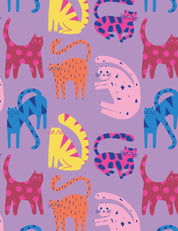 Coole Katzen Lilalicious | Trikot | 170 cm breit