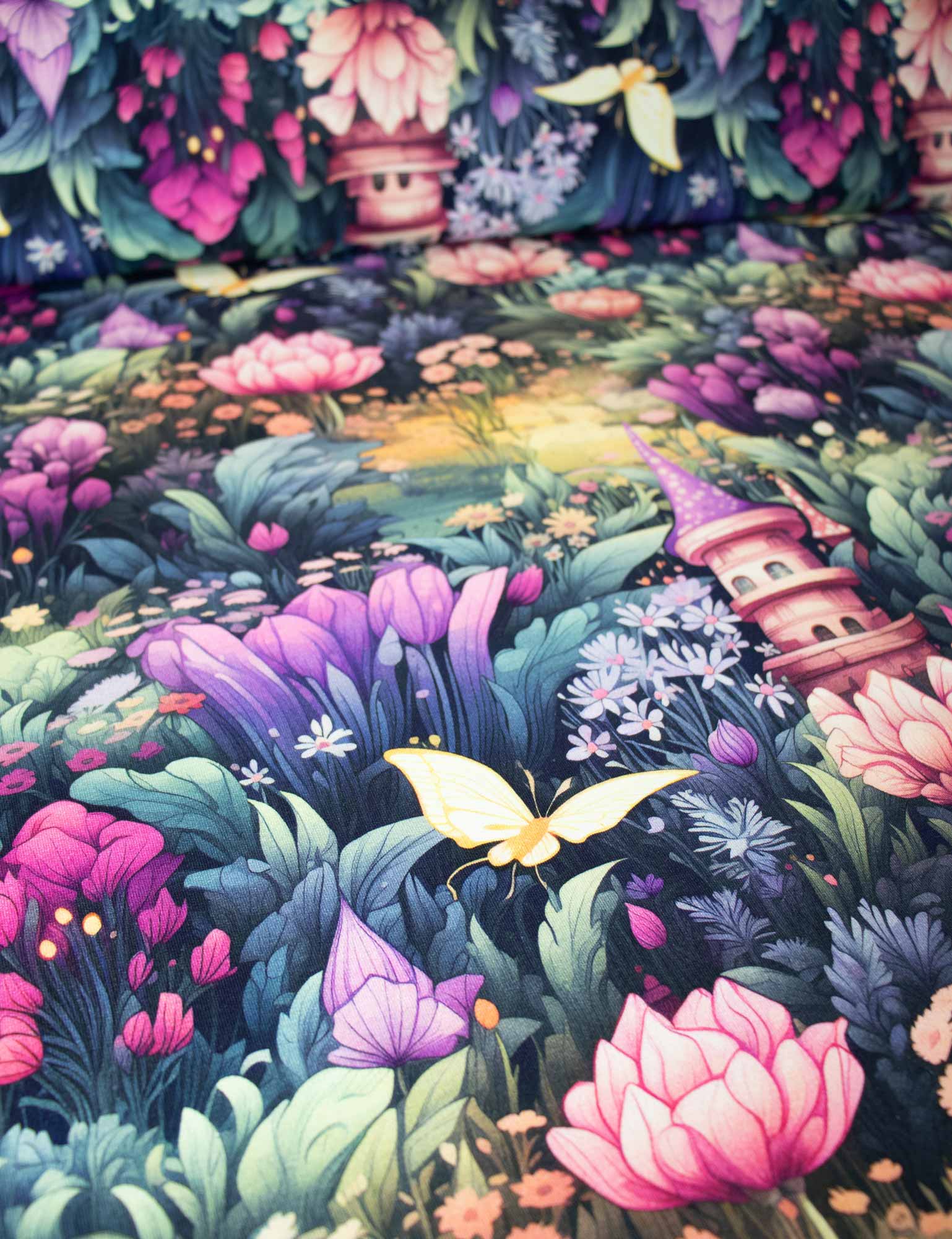 Fairy Forest Dawn Glow | French Terry | 170 cm breit