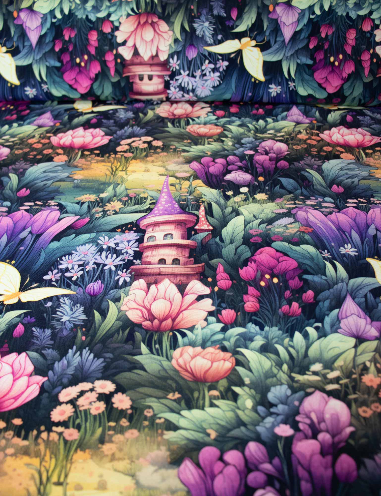 Fairy Forest Dawn Glow | French Terry | 170 cm breit