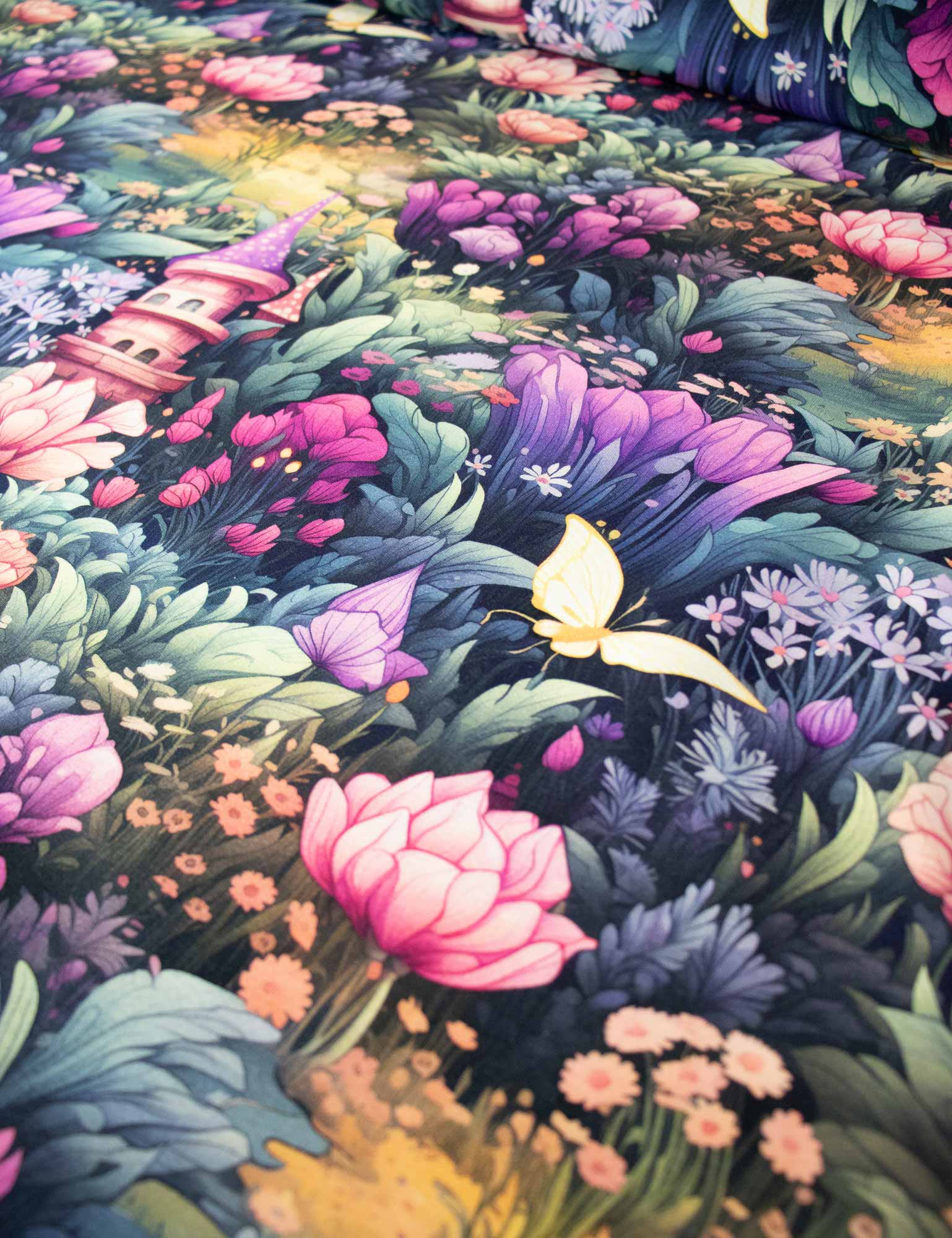 Fairy Forest Dawn Glow | French Terry | 170 cm breit
