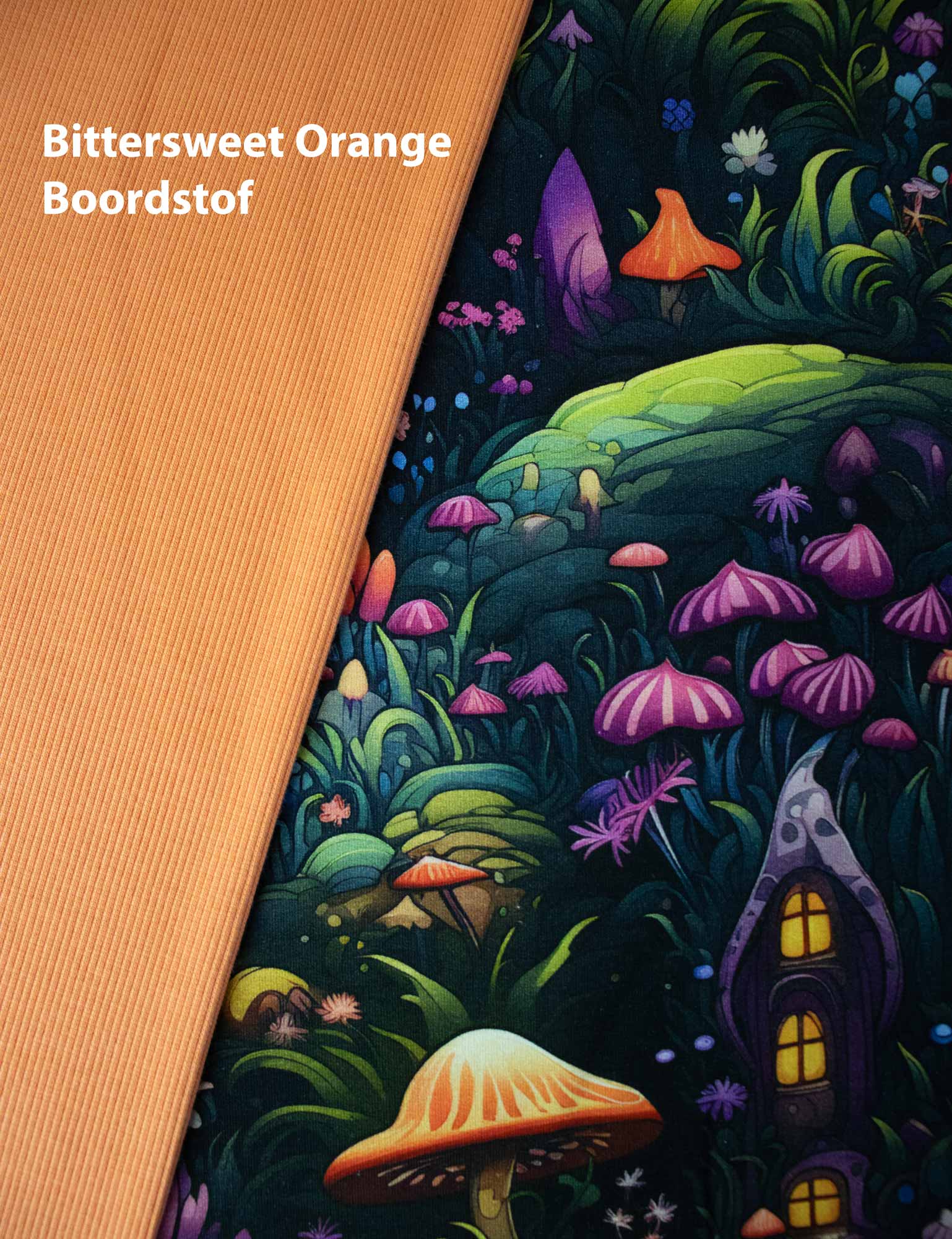 Fairy Forest Midnight Garden | French Terry | 170 cm breit