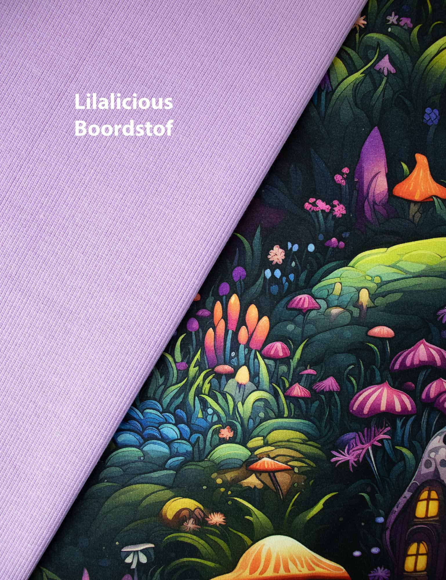 Fairy Forest Midnight Garden | French Terry | 170 cm breit