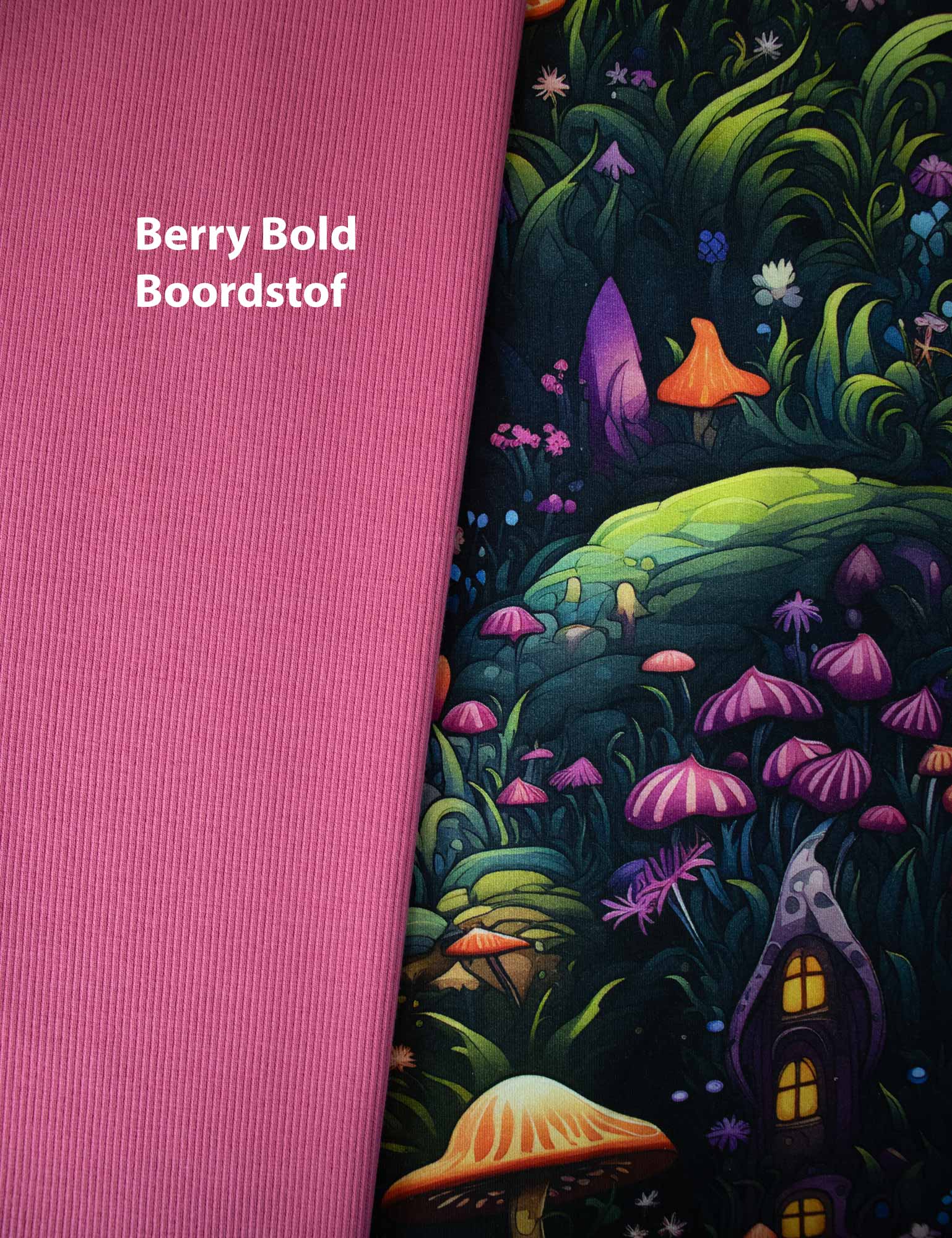 Fairy Forest Midnight Garden | French Terry | 170 cm breit