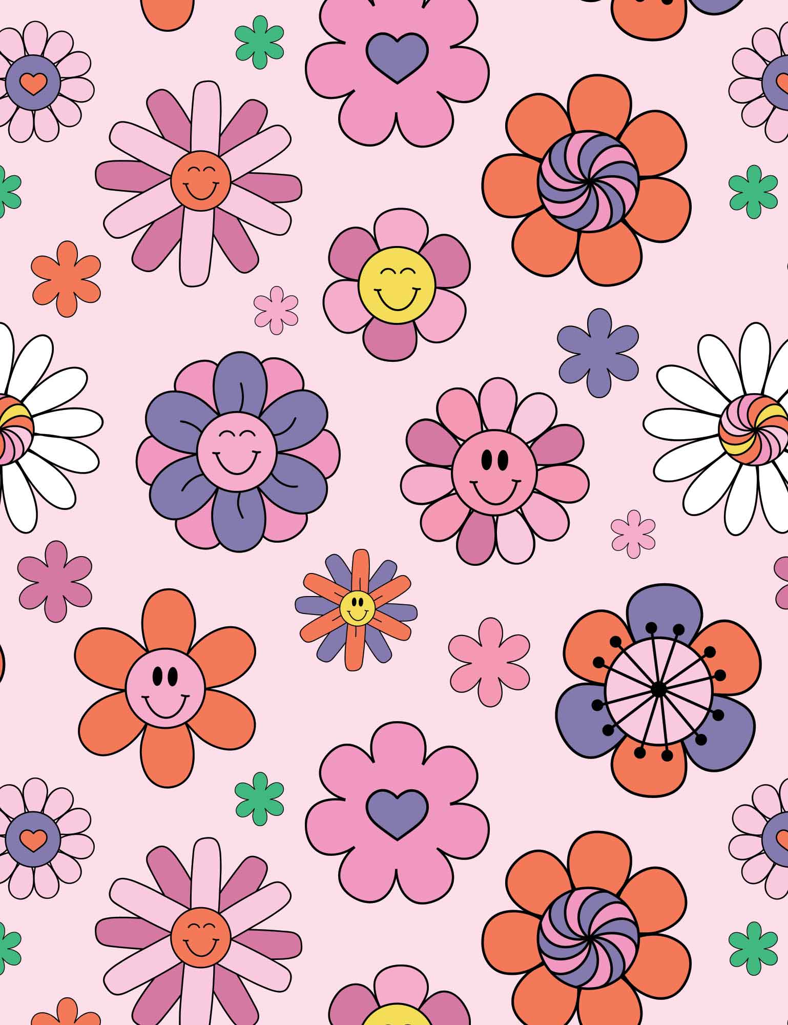Flower Power | Trikot | 170 cm breit