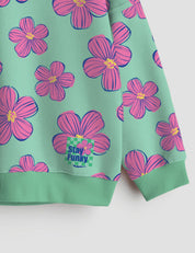 Funky Floral Mint Vibe Bügeletiketten | Bügelbilder