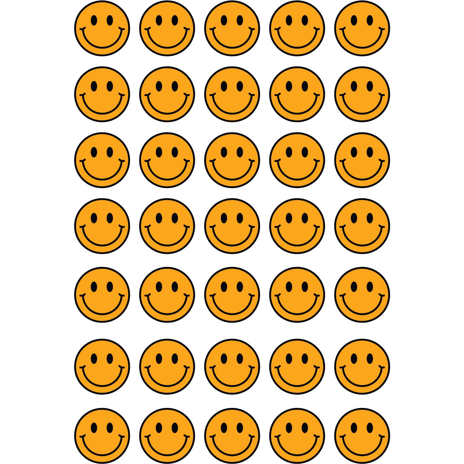 Gold-Smiley | All-Over-Transferfolie