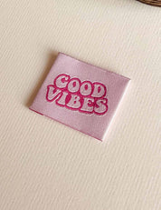 Good Vibes | Gewebtes Nählabel