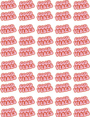 Good Vibes | Allover-Transferdruck