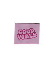 Good Vibes | Gewebtes Nählabel