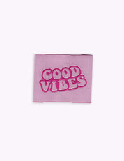 Good Vibes | Gewebtes Nählabel