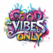 Good Vibes 1 - Graffiti | Bügelbild