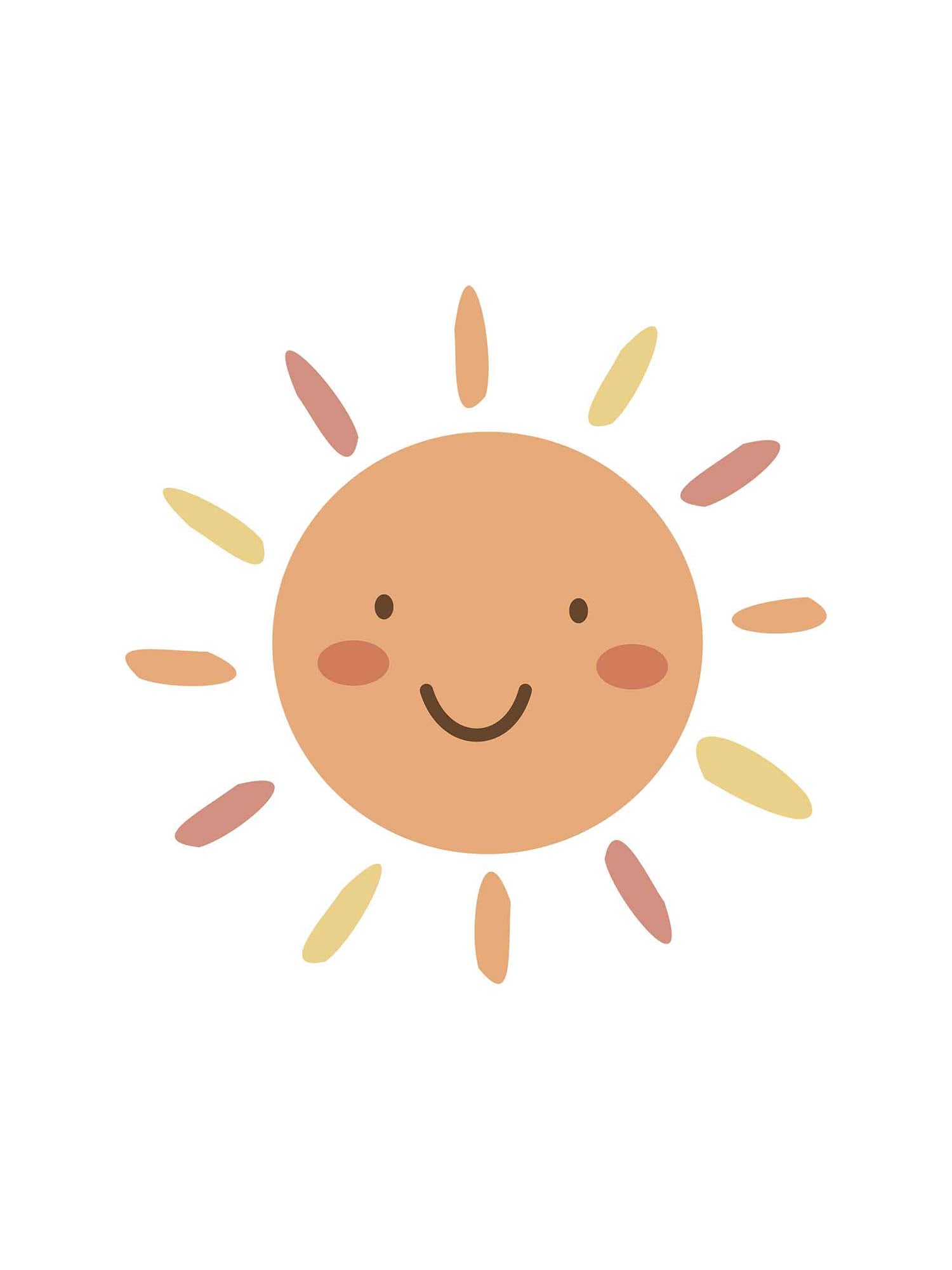 Happy Sun – Boho Rainbow – Kleidungstransfer