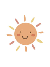 Happy Sun – Boho Rainbow – Kleidungstransfer
