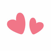 Peach Hearts | All-over Transferfolie