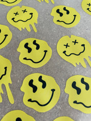 Drip Smileys | All-over Transferfolie