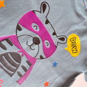 Tiger - Superheld | Bügelbild