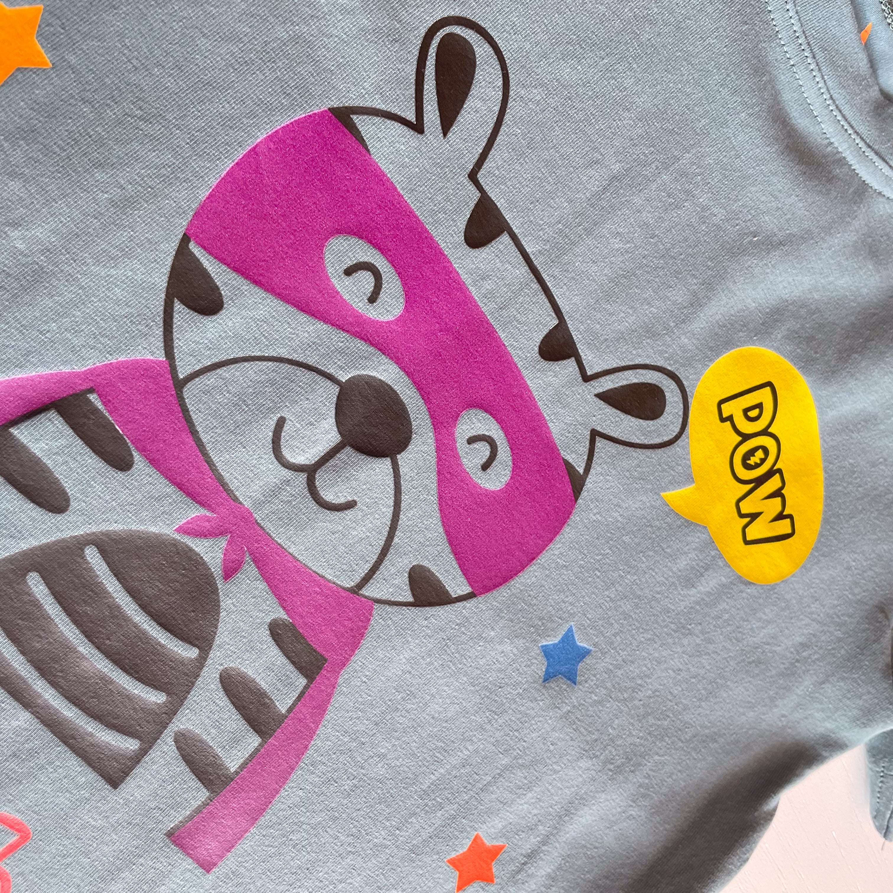 Tiger - Superheld | Bügelbild