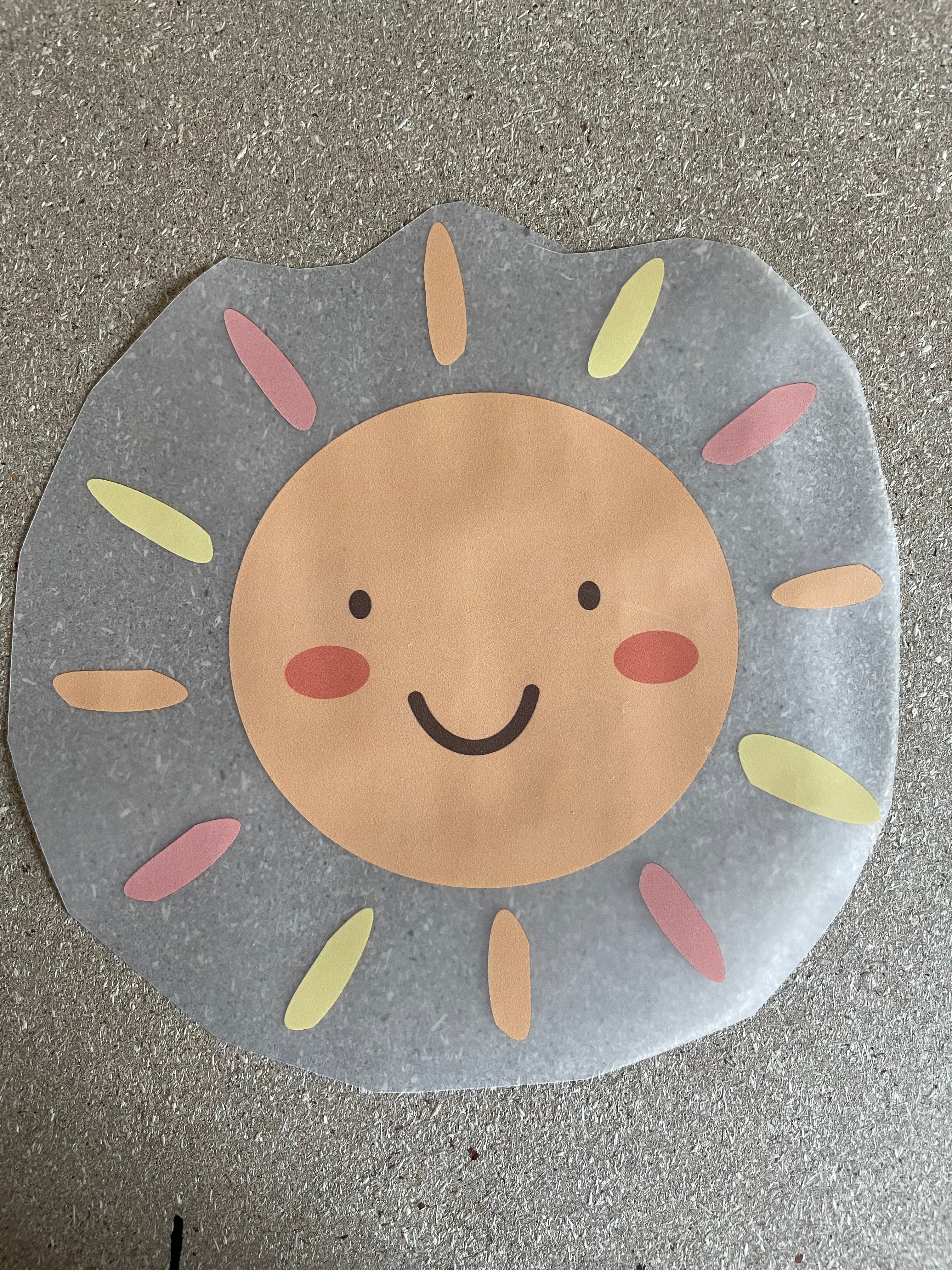 Happy Sun – Boho Rainbow – Kleidungstransfer