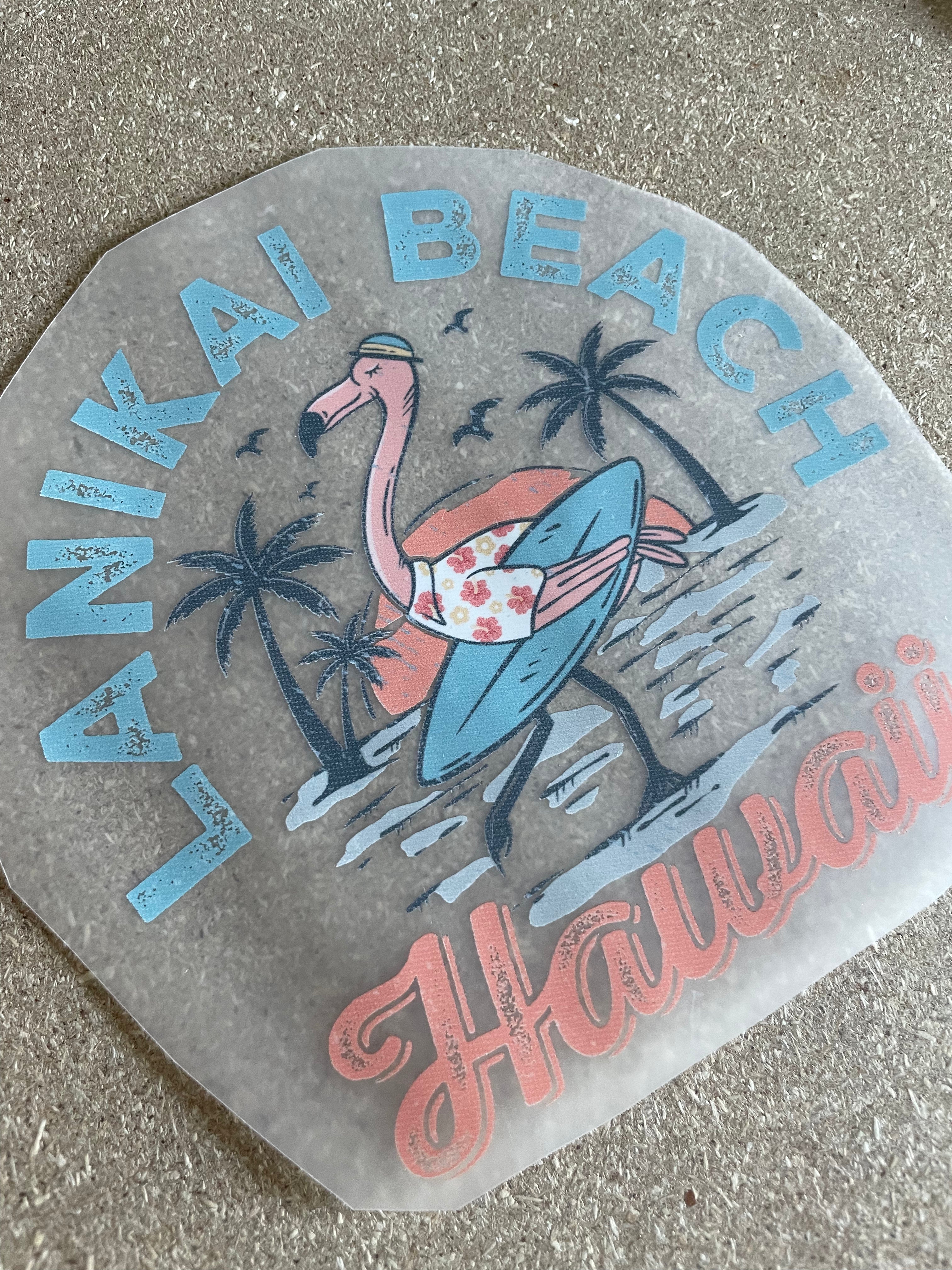 Lanikai Beach – Blauer Sommerkleidungstransfer