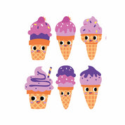 Eiscreme Lila | All-over Transferfolie