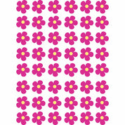 Kleine Blumen Hot Pink | Allover-Transferfolie